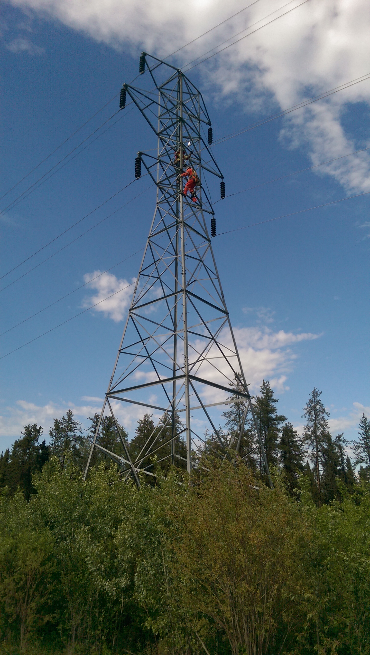 Tower climbing and elevated access work